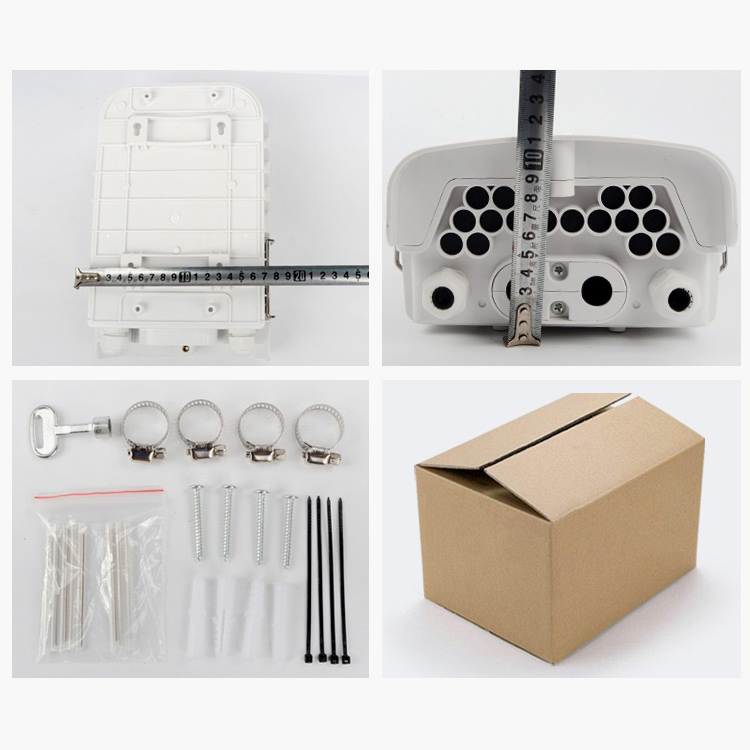 GKC-FDMB-4-16YS-3 Fiber Optic Distribution Box midspan port uncut design GKC-FDMB-4-16YS 4 inlet 16 out