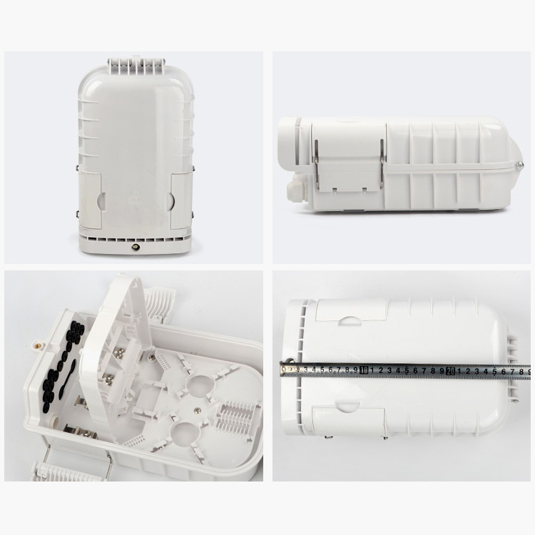 GKC-FDMB-5 Fiber Optic Distribution Box midspan port uncut design GKC-FDMB-4-16YP 4 inlet 16 out