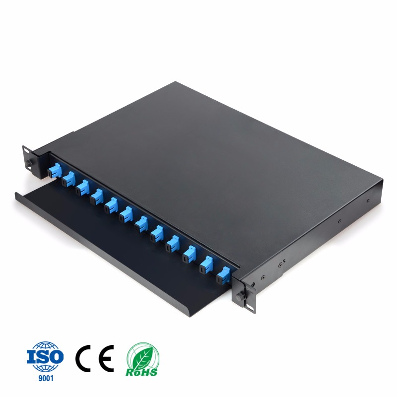 GKCB-1U12SC Fiber Optic Patch Panel GKCB-1U